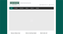 Desktop Screenshot of alen-buckley.co.uk
